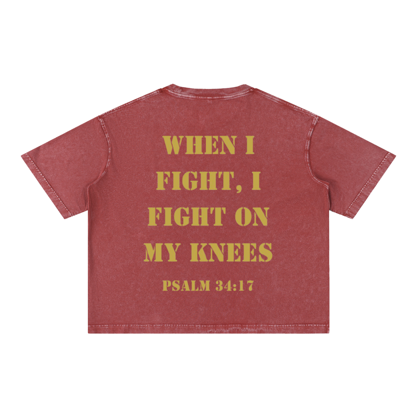 Mineral Wash Boxy Cotton T-Shirt