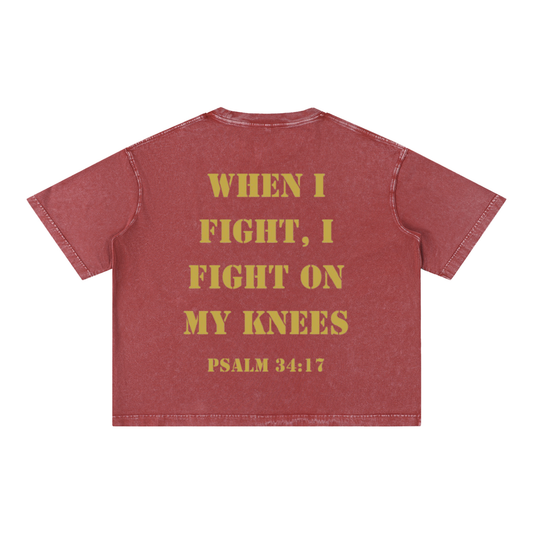 Mineral Wash Boxy Cotton T-Shirt