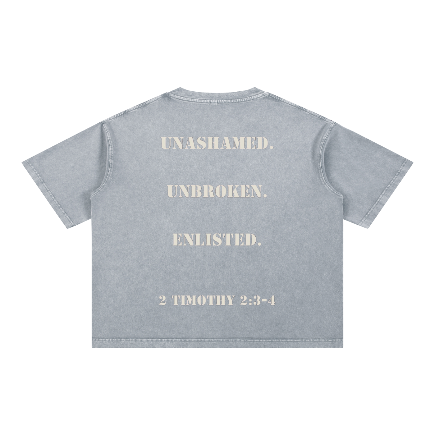 Mineral Wash Boxy Cotton T-Shirt