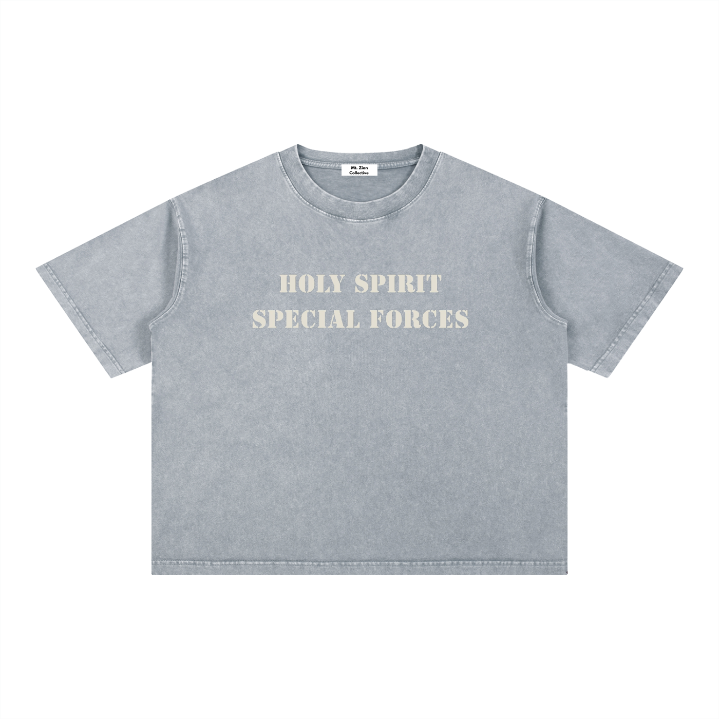 Mineral Wash Boxy Cotton T-Shirt